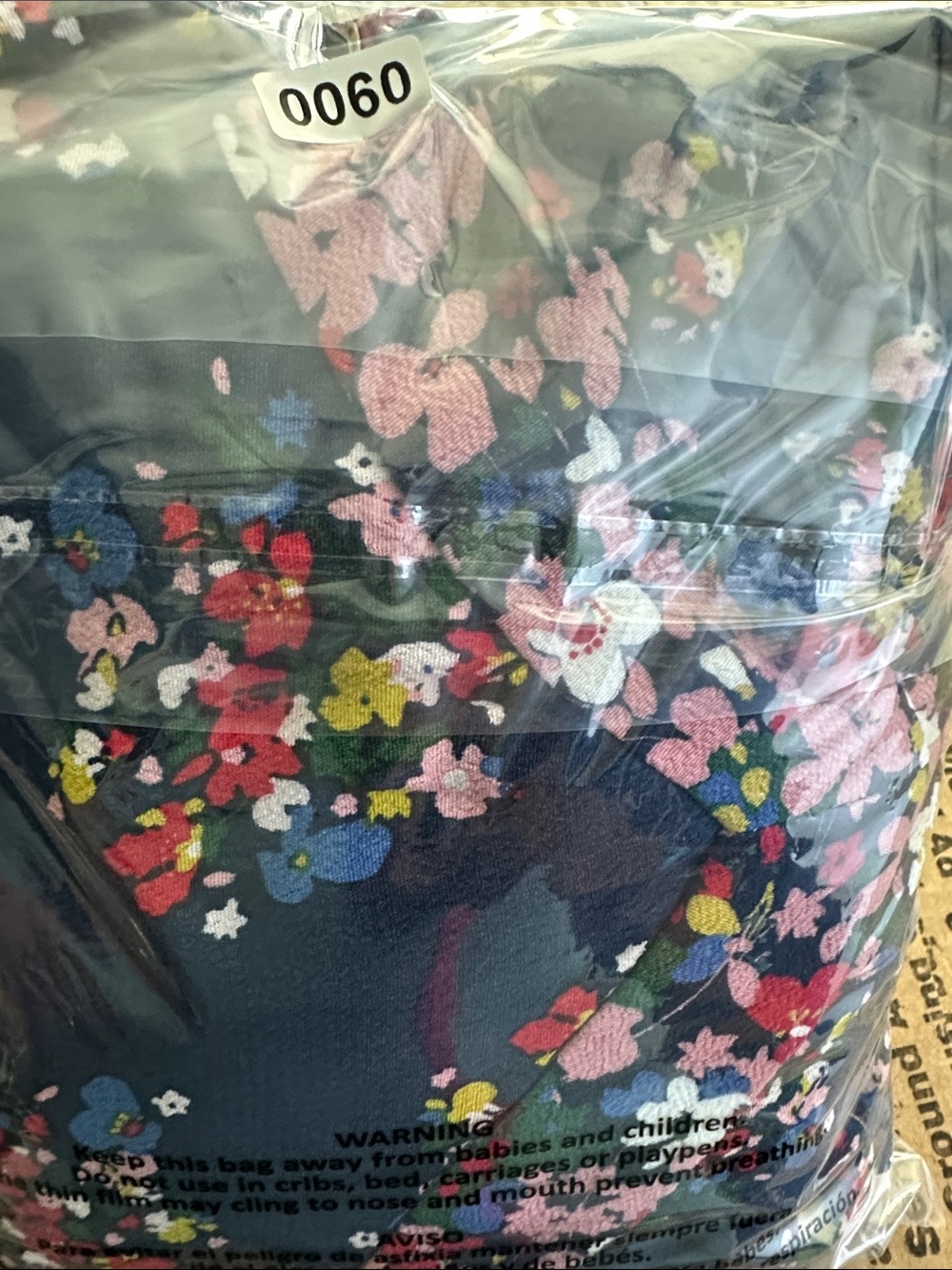 Boden Imelda Border Print Midi Dress French Navy, Poppy Bouquet R12 Floral - Picture 15 of 15